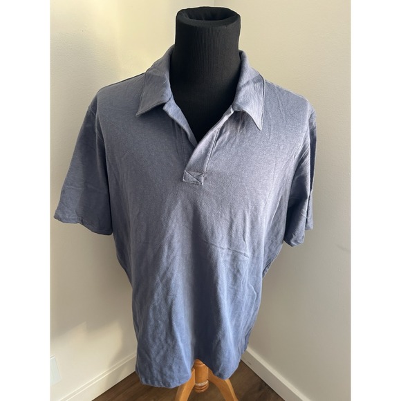 American Giant Men's Classic Cotton Black Color Size Xl Preppy V Neck Collar - Picture 1 of 7
